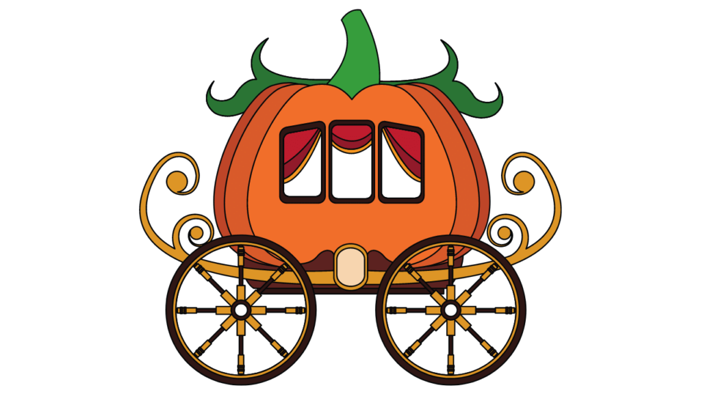 かぼちゃの馬車のイラスト